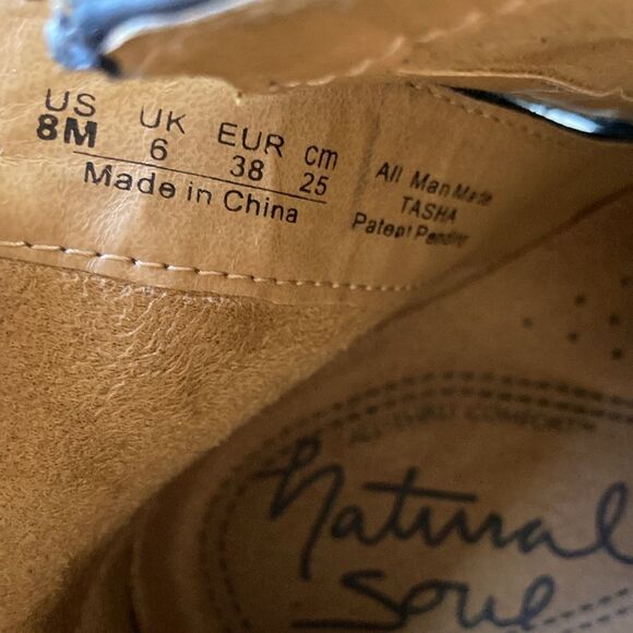 Naturalizer Natural Soul Black Vegan Leather Double Zip Comfort Ankle Boots 8M - Picture 11 of 14